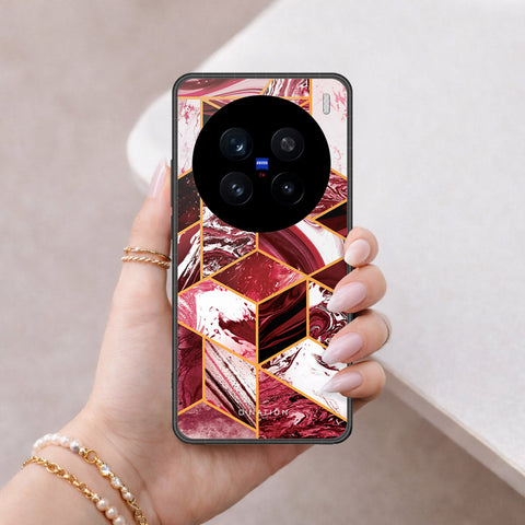 Vivo V7 Plus Cover - O'Nation Shades of Marble Series - HQ Ultra Shine Premium Infinity Glass Soft Silicon Borders Case
