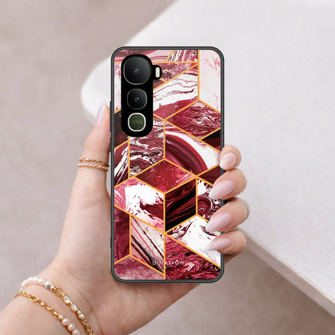 Vivo Y400 Pro Cover - O'Nation Shades of Marble Series - HQ Ultra Shine Premium Infinity Glass Soft Silicon Borders Case