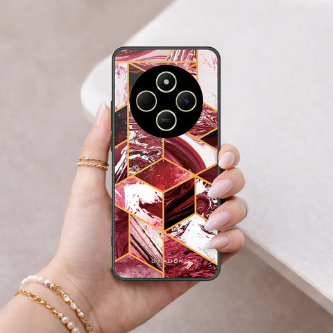 Xiaomi Redmi A3 Pro Cover - O'Nation Shades of Marble Series - HQ Ultra Shine Premium Infinity Glass Soft Silicon Borders Case