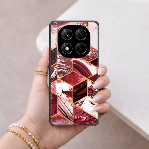Xiaomi Redmi Note 14 Pro 4G Cover - O'Nation Shades of Marble Series - HQ Ultra Shine Premium Infinity Glass Soft Silicon Borders Case