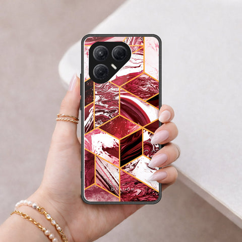 Tecno Pova 7 4G Cover - O'Nation Shades of Marble Series - HQ Ultra Shine Premium Infinity Glass Soft Silicon Borders Case