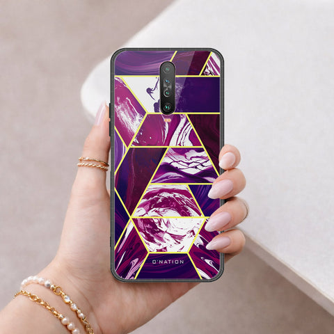 Xiaomi Poco X2 Cover - O'Nation Shades of Marble Series - HQ Ultra Shine Premium Infinity Glass Soft Silicon Borders Case