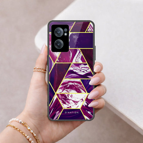 OnePlus Nord CE 2 5G Cover - O'Nation Shades of Marble Series - HQ Ultra Shine Premium Infinity Glass Soft Silicon Borders Case