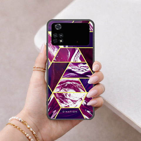 Xiaomi Poco M4 Pro Cover - O'Nation Shades of Marble Series - HQ Ultra Shine Premium Infinity Glass Soft Silicon Borders Case