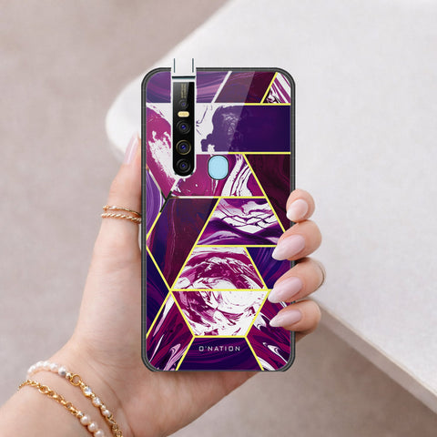 Tecno Camon 15 Pro Cover - O'Nation Shades of Marble Series - HQ Ultra Shine Premium Infinity Glass Soft Silicon Borders Case