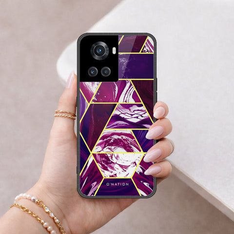 OnePlus 10R Cover - O'Nation Shades of Marble Series - HQ Ultra Shine Premium Infinity Glass Soft Silicon Borders Case