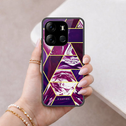 Tecno Spark Go 2023 Cover - O'Nation Shades of Marble Series - HQ Ultra Shine Premium Infinity Glass Soft Silicon Borders Case