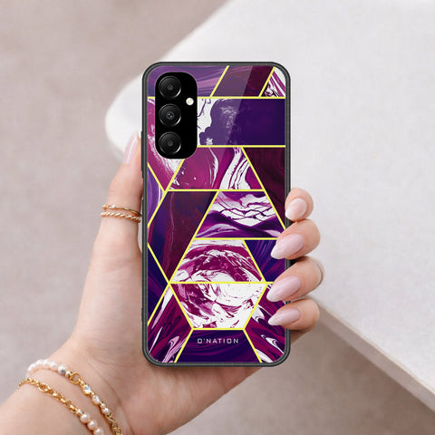 Samsung Galaxy A05s Cover - O'Nation Shades of Marble Series - HQ Ultra Shine Premium Infinity Glass Soft Silicon Borders Case
