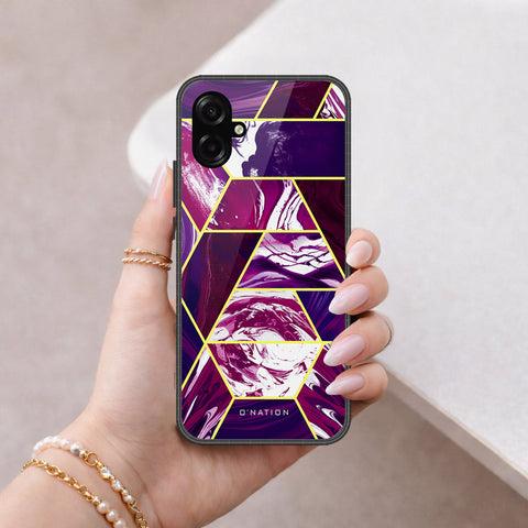 Samsung Galaxy M07 Cover - O'Nation Shades of Marble Series - HQ Ultra Shine Premium Infinity Glass Soft Silicon Borders Case