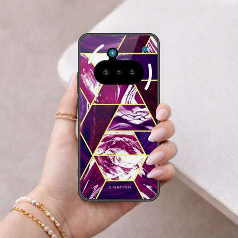 Nothing Phone 3a Cover - O'Nation Shades of Marble Series - HQ Ultra Shine Premium Infinity Glass Soft Silicon Borders Case