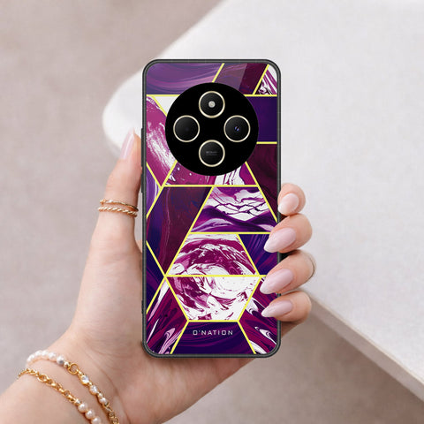 Xiaomi Redmi A3 Pro Cover - O'Nation Shades of Marble Series - HQ Ultra Shine Premium Infinity Glass Soft Silicon Borders Case