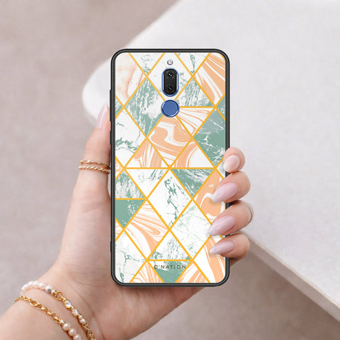 Huawei Mate 10 Lite Cover - O'Nation Shades of Marble Series - HQ Ultra Shine Premium Infinity Glass Soft Silicon Borders Case