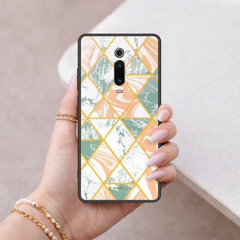 Xiaomi Mi 9T Pro Cover - O'Nation Shades of Marble Series - HQ Ultra Shine Premium Infinity Glass Soft Silicon Borders Case