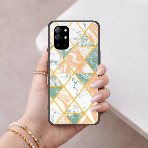 OnePlus 9R Cover - O'Nation Shades of Marble Series - HQ Ultra Shine Premium Infinity Glass Soft Silicon Borders Case