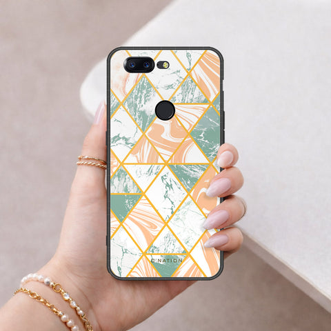 OnePlus 5T Cover - O'Nation Shades of Marble Series - HQ Ultra Shine Premium Infinity Glass Soft Silicon Borders Case