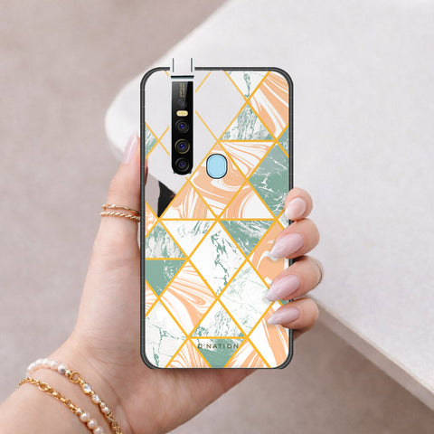 Tecno Camon 15 Pro Cover - O'Nation Shades of Marble Series - HQ Ultra Shine Premium Infinity Glass Soft Silicon Borders Case