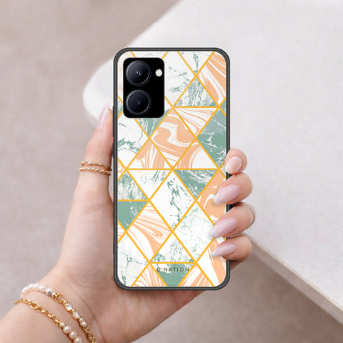 Realme C33 Cover - O'Nation Shades of Marble Series - HQ Ultra Shine Premium Infinity Glass Soft Silicon Borders Case