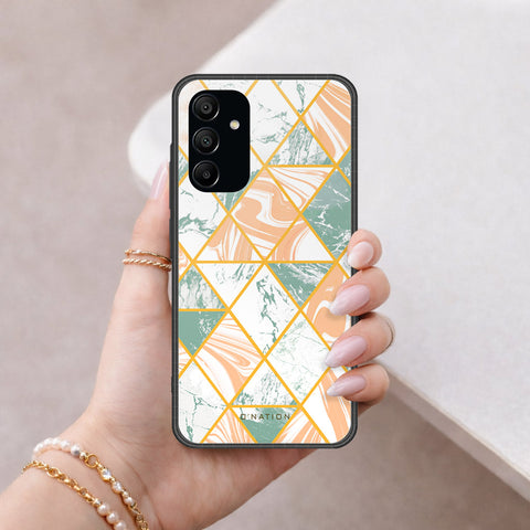 Samsung Galaxy A15 4GCover - O'Nation Shades of Marble Series - HQ Ultra Shine Premium Infinity Glass Soft Silicon Borders Case