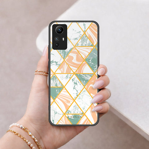 Xiaomi Redmi Note 12S Cover - O'Nation Shades of Marble Series - HQ Ultra Shine Premium Infinity Glass Soft Silicon Borders Case