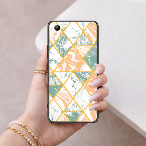 Vivo Y81 Cover - O'Nation Shades of Marble Series - HQ Ultra Shine Premium Infinity Glass Soft Silicon Borders Case
