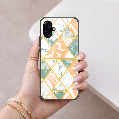 Samsung Galaxy M07 Cover - O'Nation Shades of Marble Series - HQ Ultra Shine Premium Infinity Glass Soft Silicon Borders Case