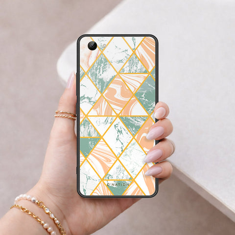 Vivo Y83 Cover - O'Nation Shades of Marble Series - HQ Ultra Shine Premium Infinity Glass Soft Silicon Borders Case