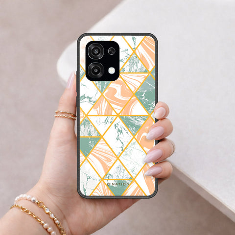 Oppo A6 Pro 5G Cover - O'Nation Shades of Marble Series - HQ Ultra Shine Premium Infinity Glass Soft Silicon Borders Case