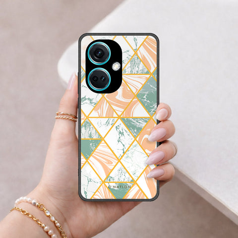 OnePlus Nord N30 Cover - O'Nation Shades of Marble Series - HQ Ultra Shine Premium Infinity Glass Soft Silicon Borders Case