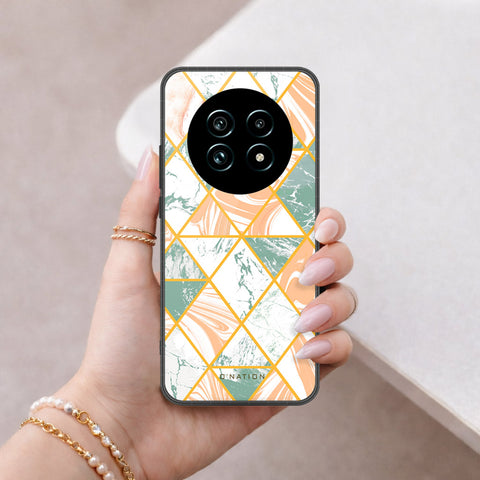 Realme 13 Pro Plus Cover - O'Nation Shades of Marble Series - HQ Ultra Shine Premium Infinity Glass Soft Silicon Borders Case