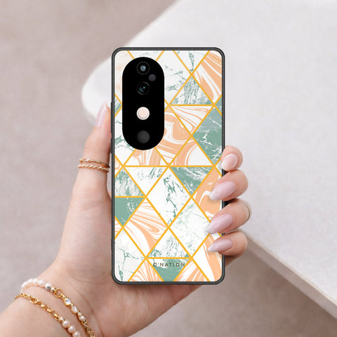 Vivo S19 Cover - O'Nation Shades of Marble Series - HQ Ultra Shine Premium Infinity Glass Soft Silicon Borders Case