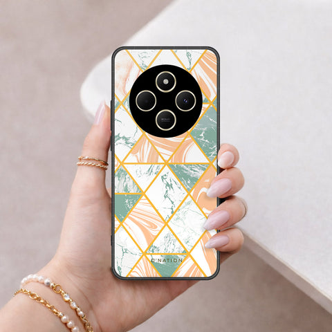 Xiaomi Redmi A3 Pro Cover - O'Nation Shades of Marble Series - HQ Ultra Shine Premium Infinity Glass Soft Silicon Borders Case