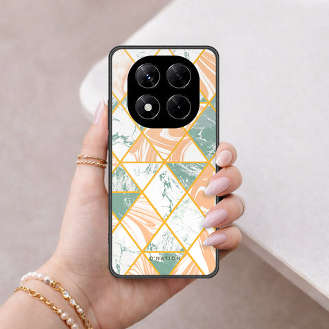 Xiaomi Redmi Note 14 Pro 4G Cover - O'Nation Shades of Marble Series - HQ Ultra Shine Premium Infinity Glass Soft Silicon Borders Case