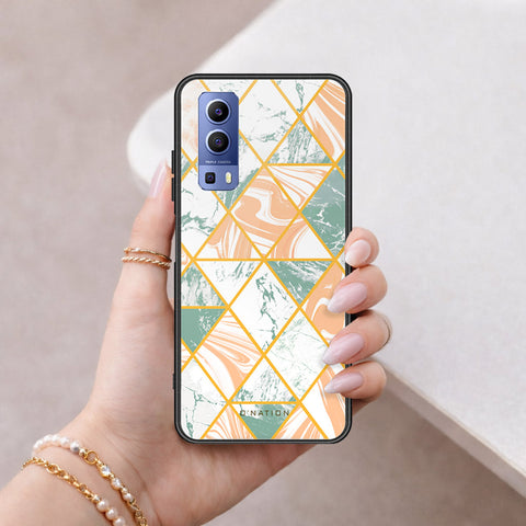 Vivo Y52 5G Cover - O'Nation Shades of Marble Series - HQ Ultra Shine Premium Infinity Glass Soft Silicon Borders Case