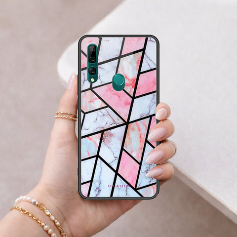 Huawei Y9 Prime 2019 Cover - O'Nation Shades of Marble Series - HQ Ultra Shine Premium Infinity Glass Soft Silicon Borders Case