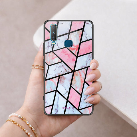 Vivo Y17 Cover - O'Nation Shades of Marble Series - HQ Ultra Shine Premium Infinity Glass Soft Silicon Borders Case