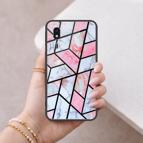Samsung Galaxy A2 Core Cover - O'Nation Shades of Marble Series - HQ Ultra Shine Premium Infinity Glass Soft Silicon Borders Case