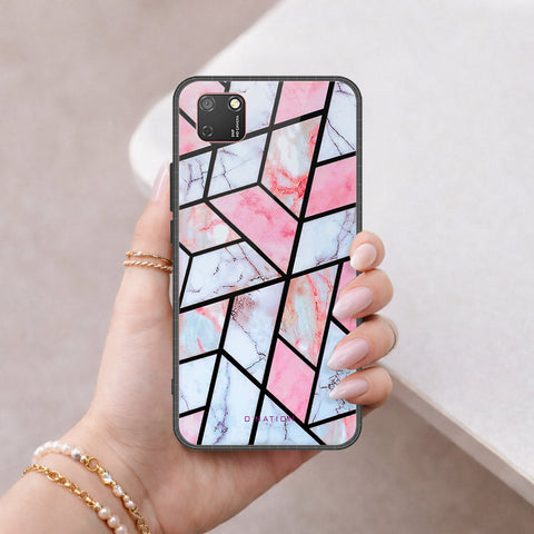 Honor 9S Cover - O'Nation Shades of Marble Series - HQ Ultra Shine Premium Infinity Glass Soft Silicon Borders Case