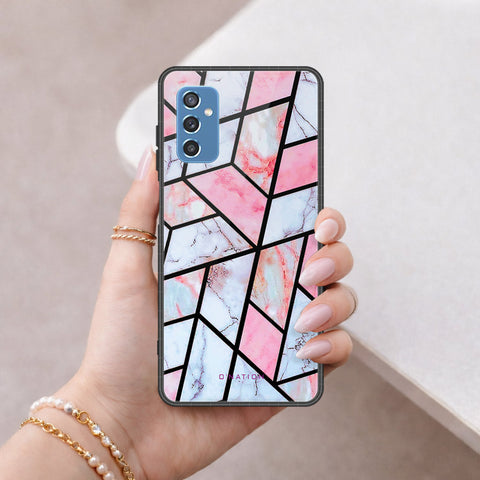 Samsung Galaxy M52 5G Cover - O'Nation Shades of Marble Series - HQ Ultra Shine Premium Infinity Glass Soft Silicon Borders Case