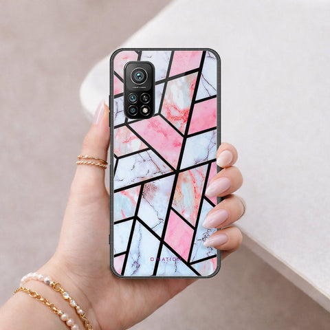 Xiaomi Mi 10T Cover - O'Nation Shades of Marble Series - HQ Ultra Shine Premium Infinity Glass Soft Silicon Borders Case
