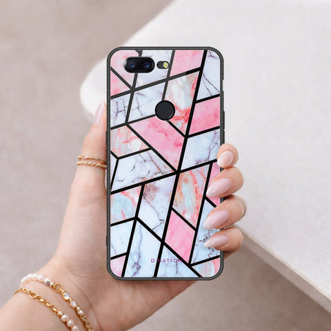 OnePlus 5T Cover - O'Nation Shades of Marble Series - HQ Ultra Shine Premium Infinity Glass Soft Silicon Borders Case