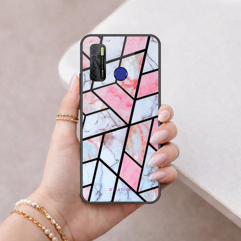 Tecno Spark 5 Cover - O'Nation Shades of Marble Series - HQ Ultra Shine Premium Infinity Glass Soft Silicon Borders Case