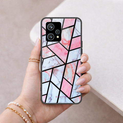 Realme 9 Pro Plus  Cover - O'Nation Shades of Marble Series - HQ Ultra Shine Premium Infinity Glass Soft Silicon Borders Case