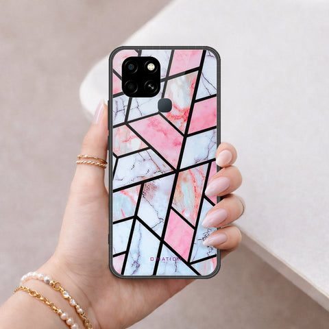 Infinix Smart 6 Cover - ONation Persian Rugs Series 2 - HQ Ultra Shine Premium Infinity Glass Soft Silicon Borders Cas