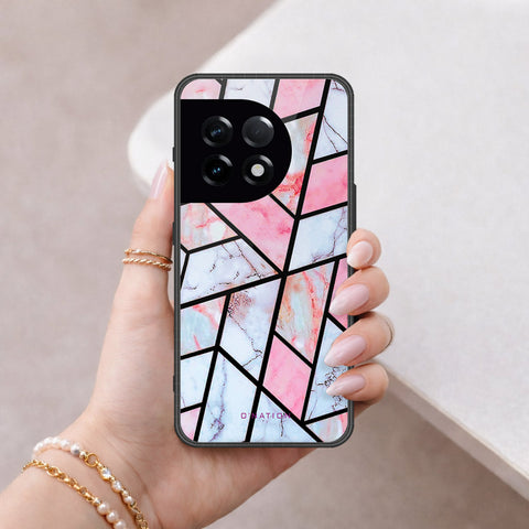 OnePlus 11 Cover - O'Nation Shades of Marble Series - HQ Ultra Shine Premium Infinity Glass Soft Silicon Borders Case