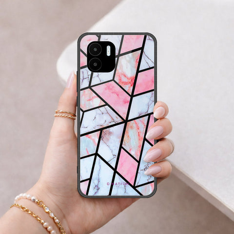 Xiaomi Redmi A2 Cover - O'Nation Shades of Marble Series - HQ Ultra Shine Premium Infinity Glass Soft Silicon Borders Case