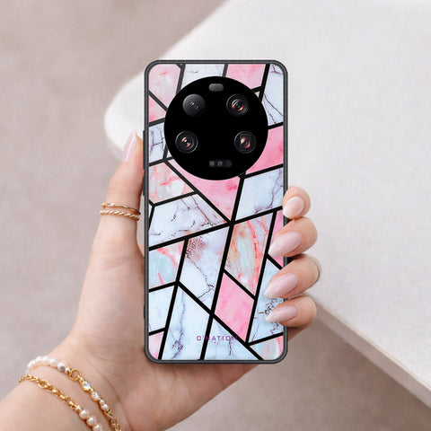 Xiaomi 13 Ultra Cover - O'Nation Shades of Marble Series - HQ Ultra Shine Premium Infinity Glass Soft Silicon Borders Case