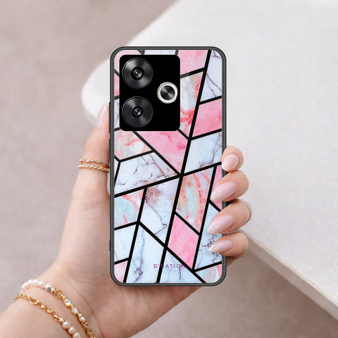 Xiaomi Poco F6 Cover - O'Nation Shades of Marble Series - HQ Ultra Shine Premium Infinity Glass Soft Silicon Borders Case