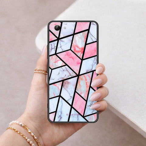 Vivo Y81 Cover - O'Nation Shades of Marble Series - HQ Ultra Shine Premium Infinity Glass Soft Silicon Borders Case