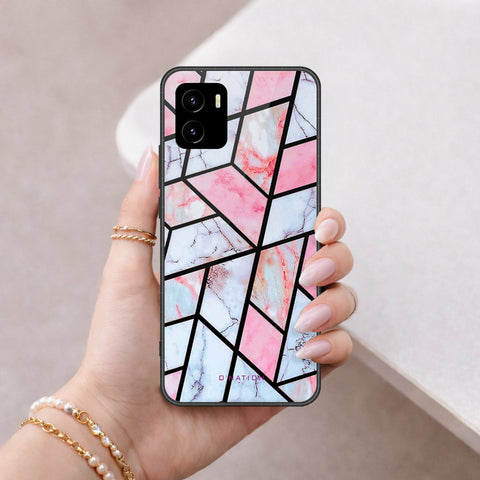 Vivo Y10 Cover - O'Nation Shades of Marble Series - HQ Ultra Shine Premium Infinity Glass Soft Silicon Borders Case
