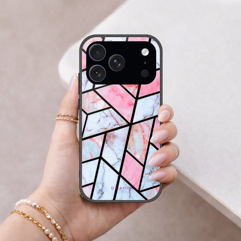 iPhone 18 Pro - O'Nation Shades of Marble Series - HQ Ultra Shine Premium Infinity Glass Soft Silicon Borders Case